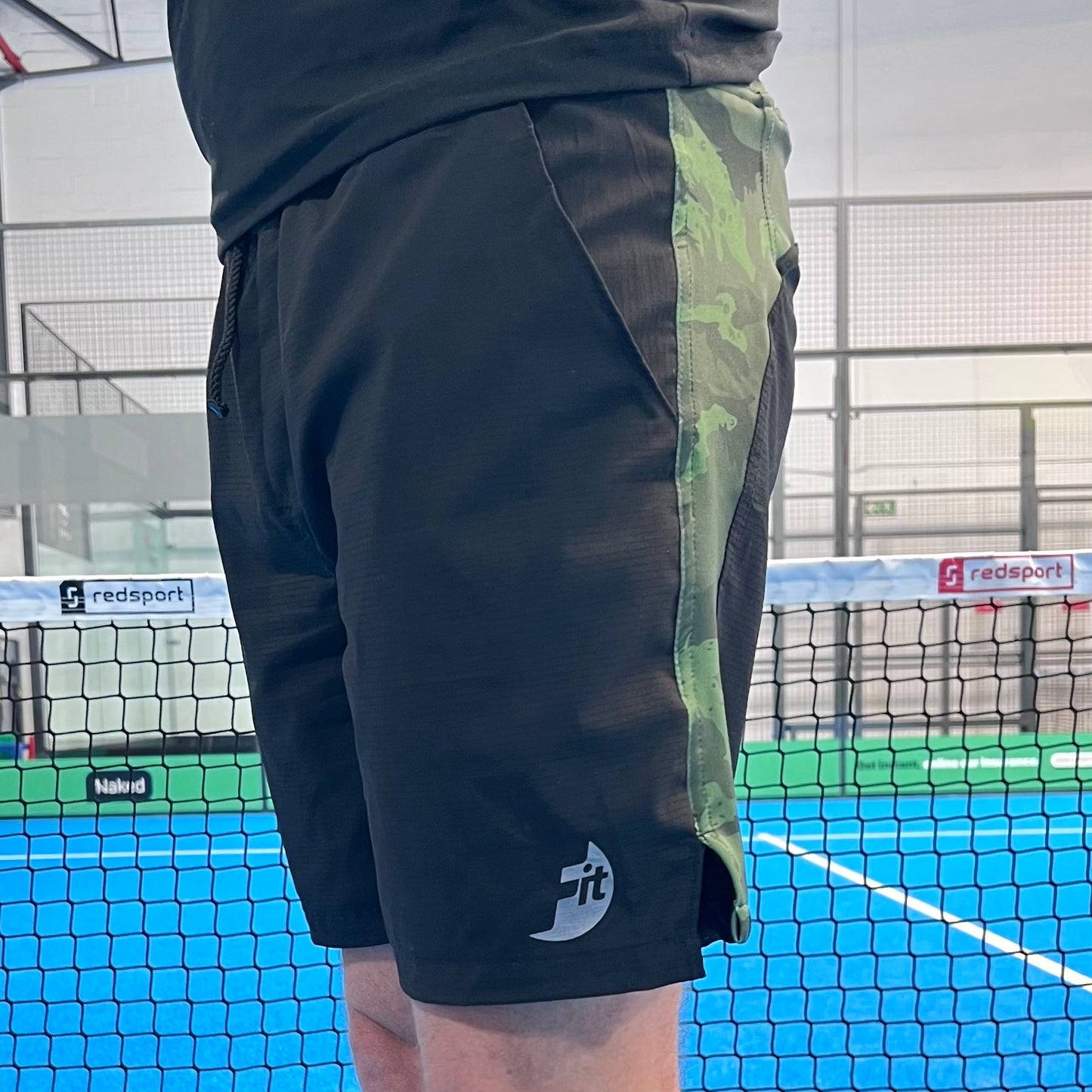 F-it RipFlex Mens Padel Shorts with Compression tights