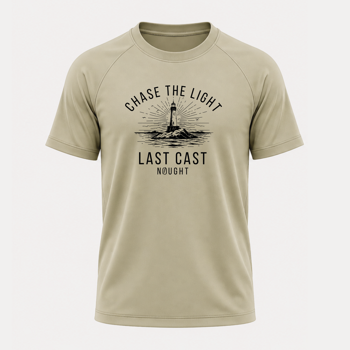NOUGHT Youth Premium Cotton Tee - Stone chasing the light