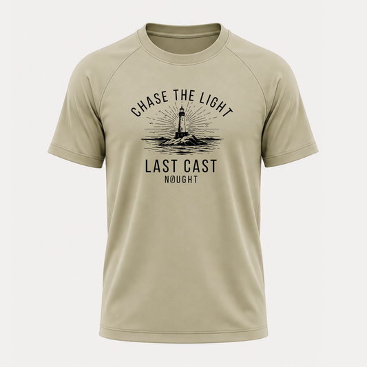 NOUGHT Youth Premium Cotton Tee - Stone chasing the light