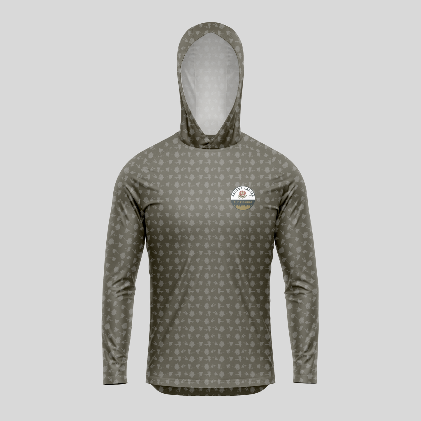 Mens Pro Sun Hoodie - Tan