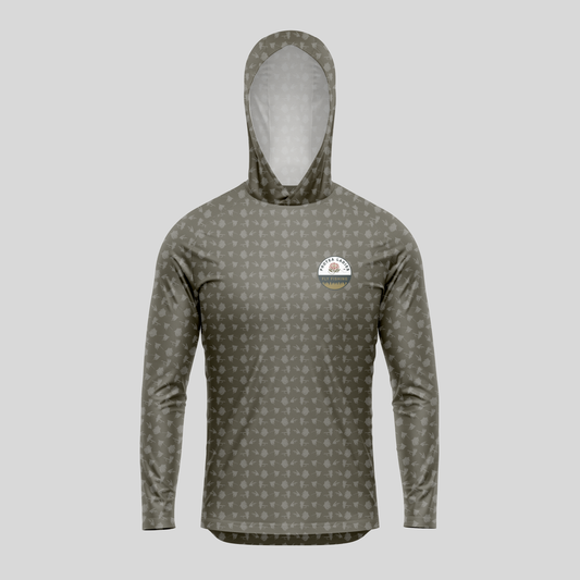 Mens Pro Sun Hoodie - Tan