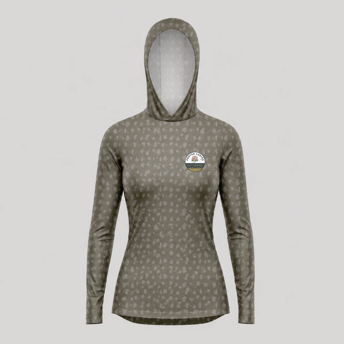 Women's Pro Sun Hoodie - Tan