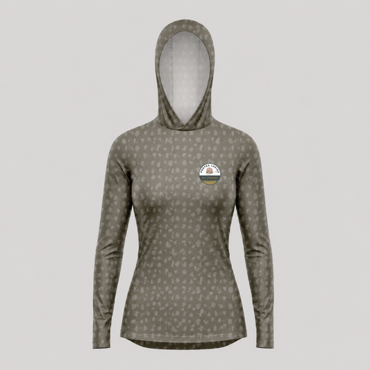 Women's Pro Sun Hoodie - Tan