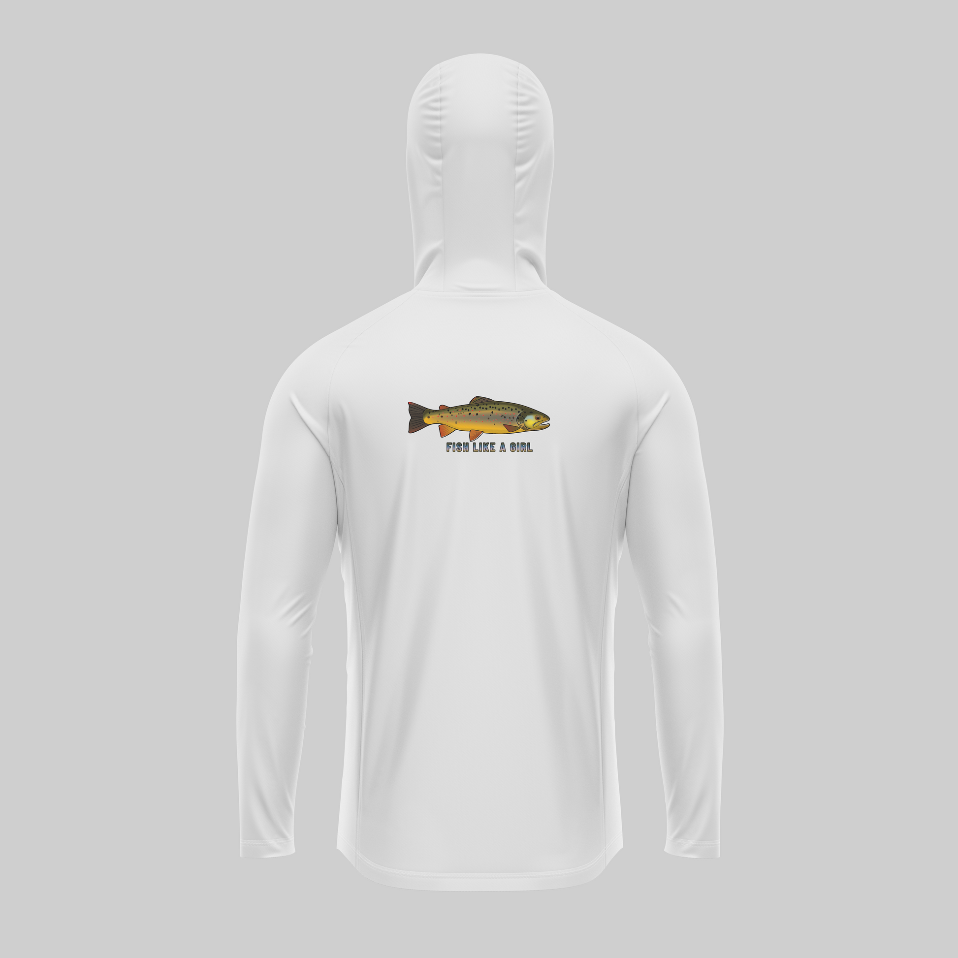 Sun hoodie UPF protection trout