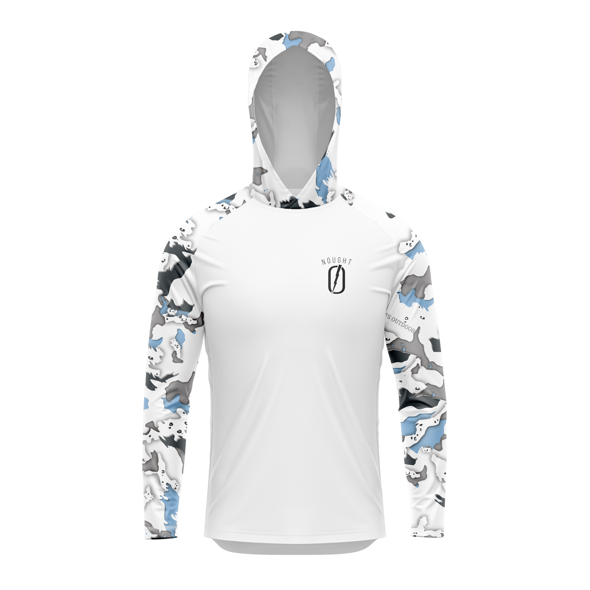 Mens Pro Sun Hoodie - Flats Camo