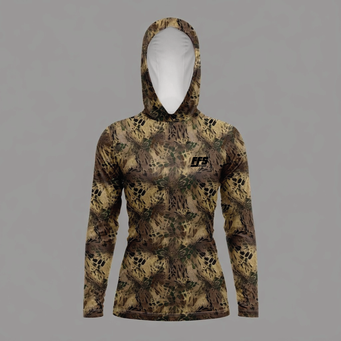 Ladies Pro Sun Hoodie Camo