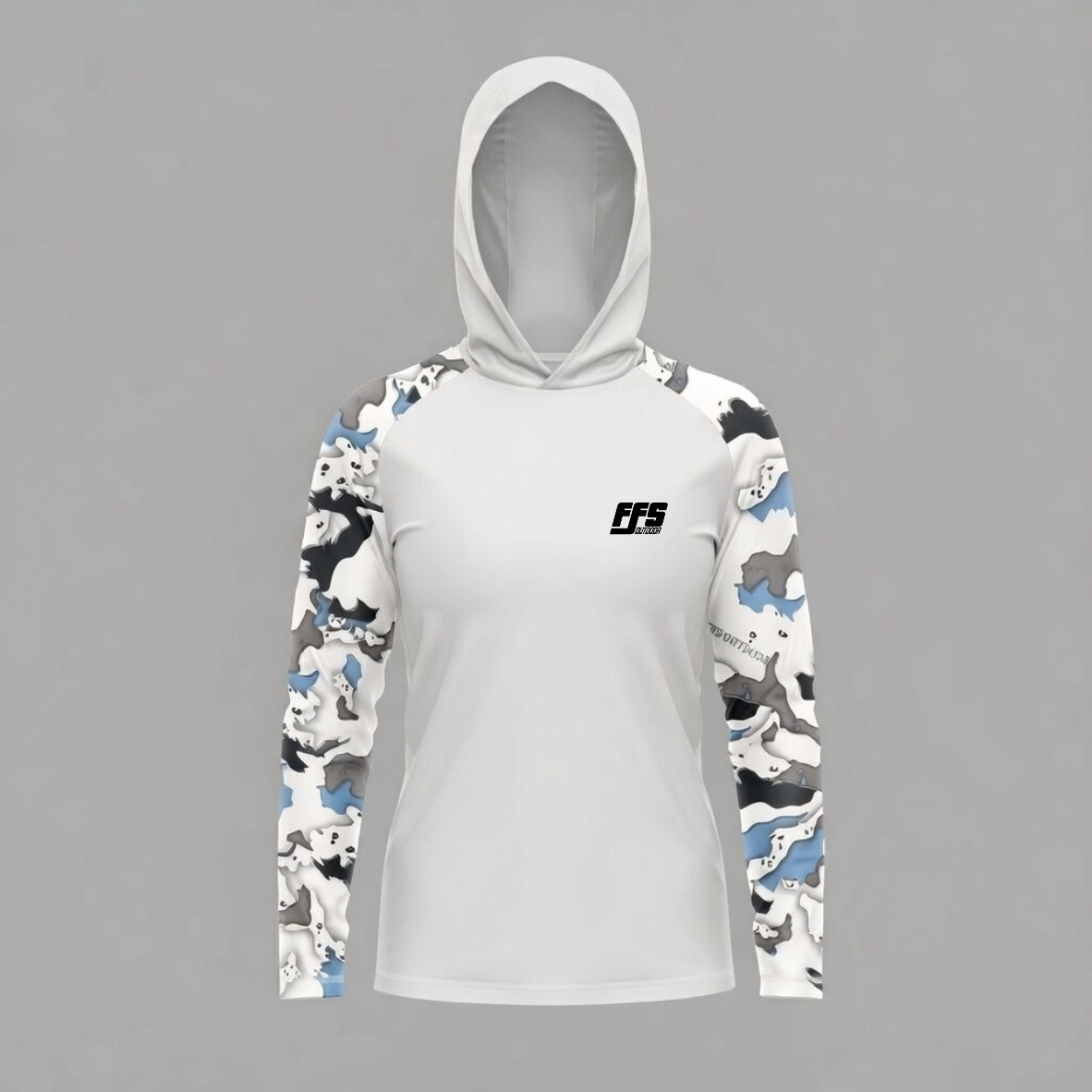 Ladies Pro Sun Hoodie Camo