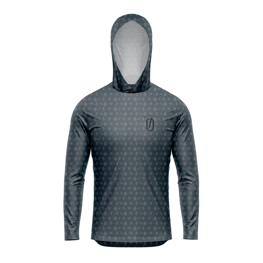 Mens Pro Sun Hoodie - "The Hatch" Seafoam