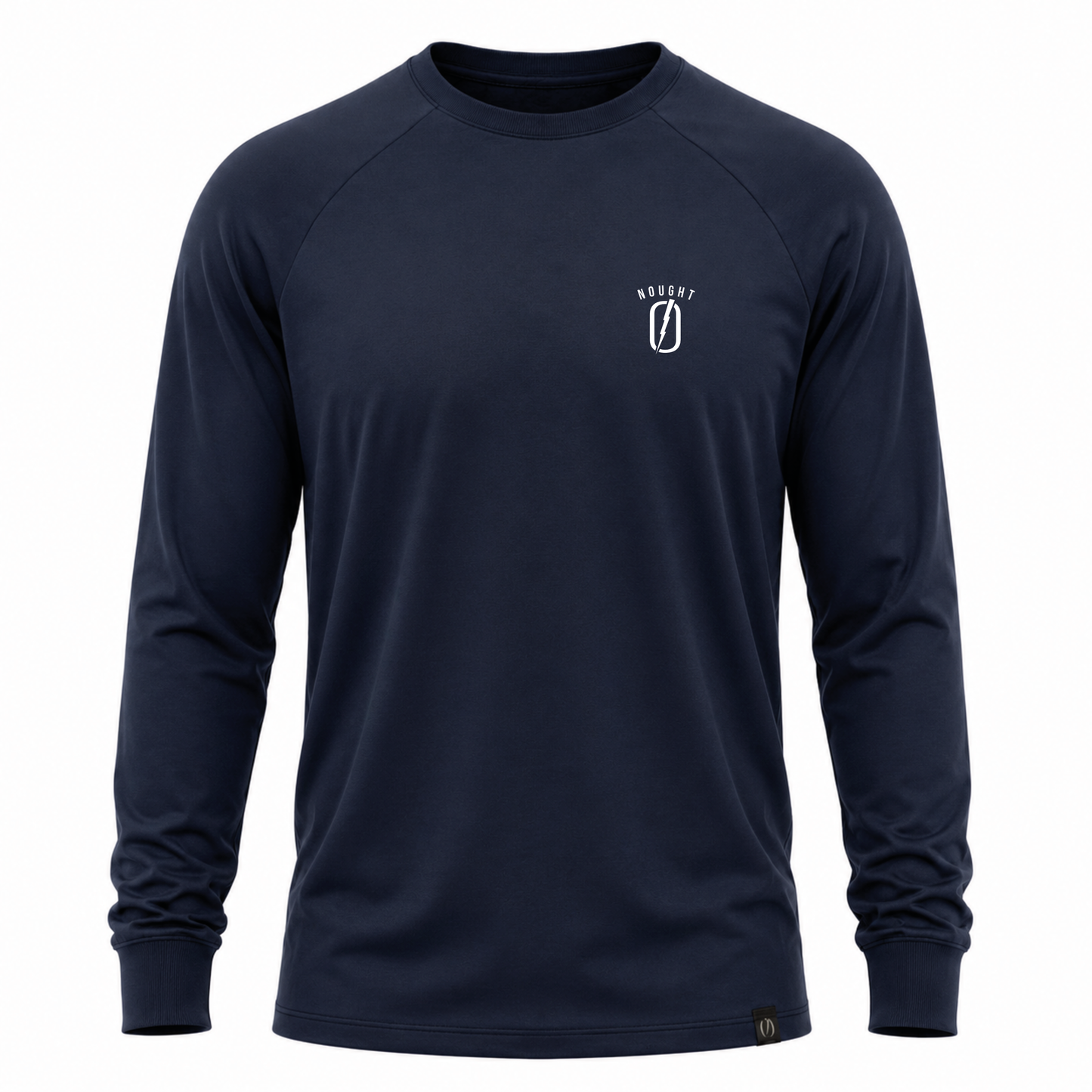 NOUGHT Long Sleeve Cotton Tee - Navy Play like a Pirate