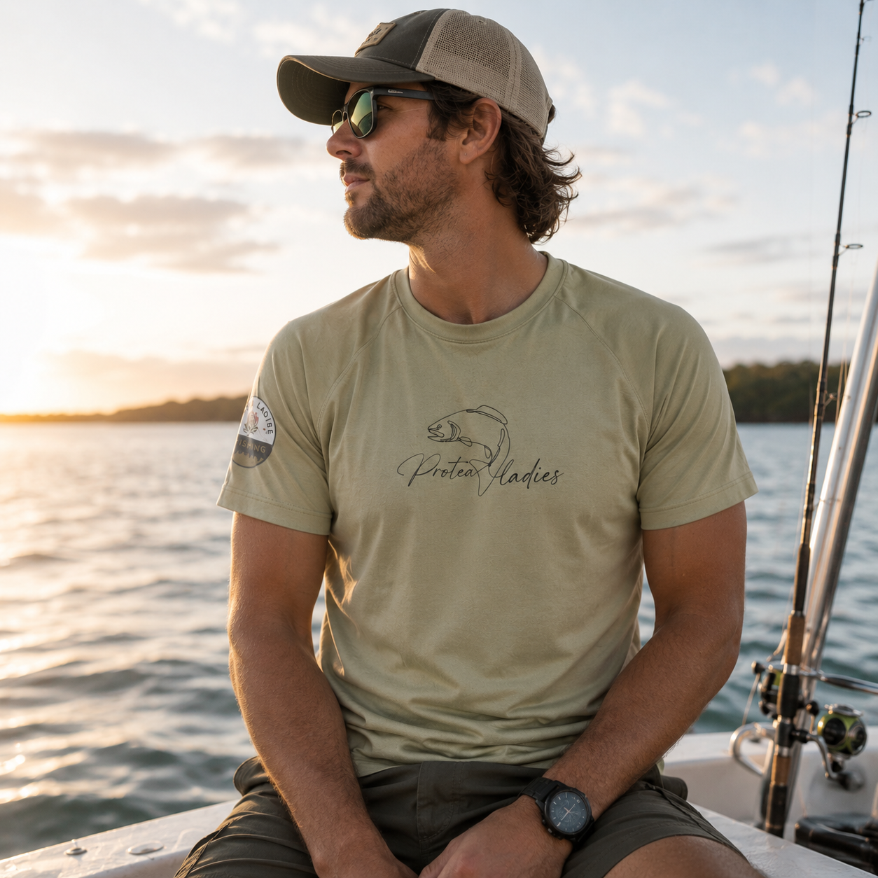Protea supporter Premium cotton T-shirt - Mens