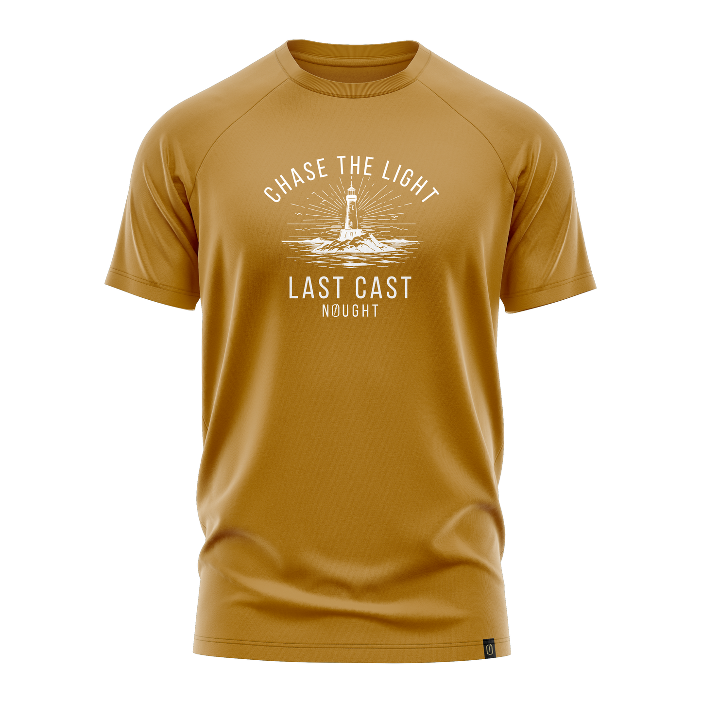 NOUGHT Premium Cotton Tee - Chase the light Mustard