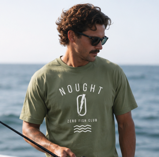 NOUGHT Premium Cotton Tee - Sage