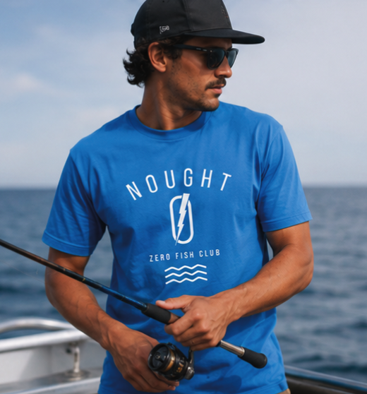 NOUGHT Premium Cotton Tee - Blue