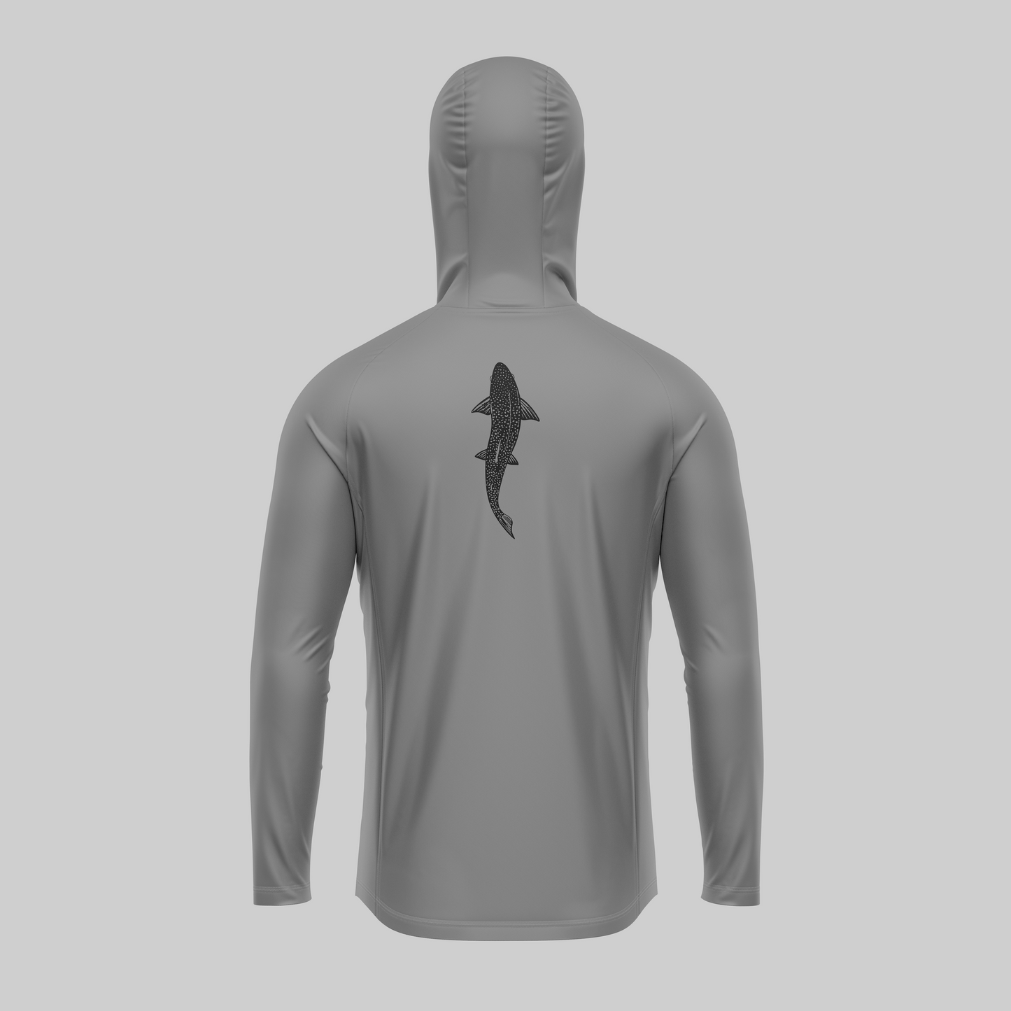 Mens Pro Sun Hoodie - Swimming Trout