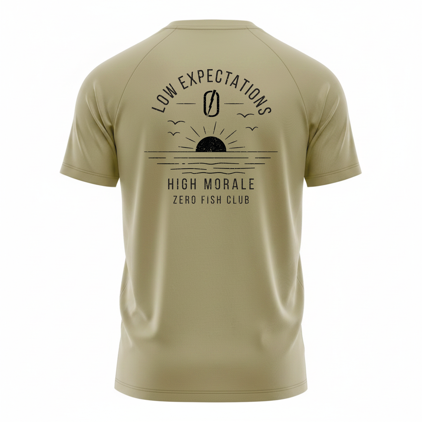 NOUGHT Premium Cotton Tee - Low Expectations Tan