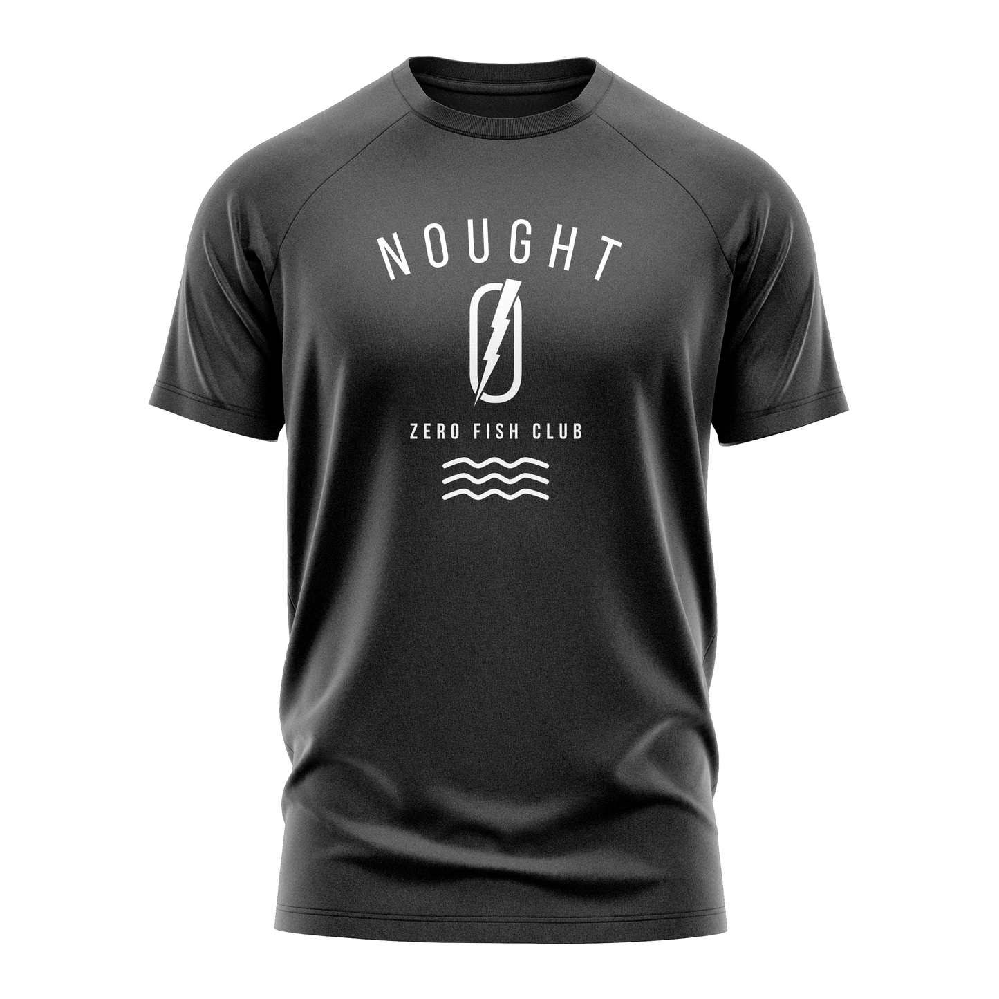 NOUGHT Poly Cotton Tee - Charcoal
