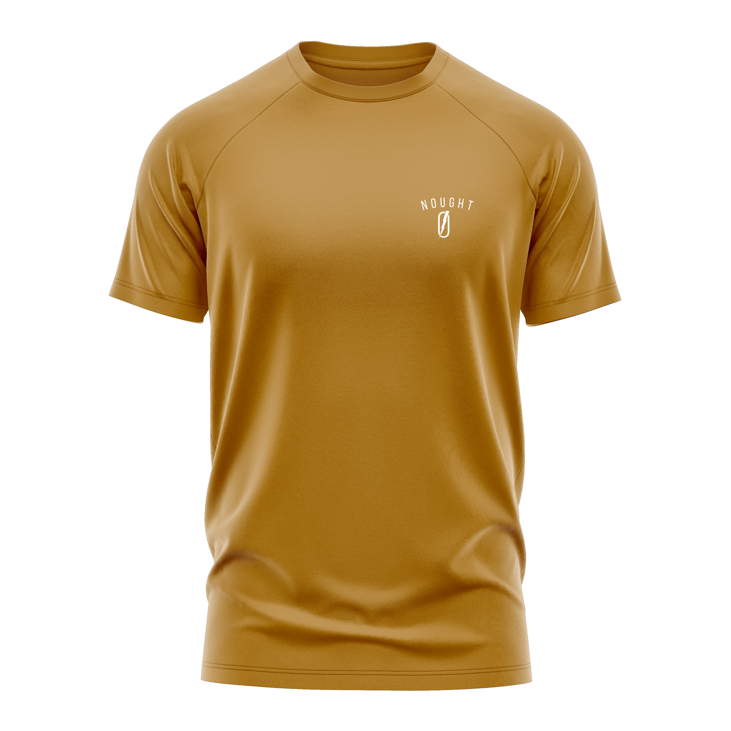 NOUGHT Premium Cotton Tee - Mustard Anchor