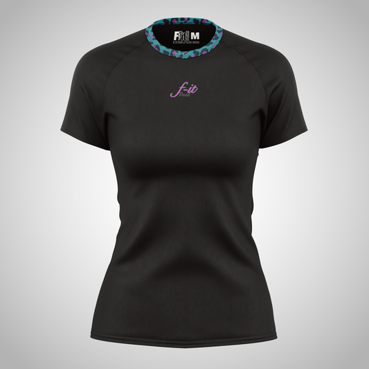 Womens Pro Performance Padel T-shirt - Animal Print