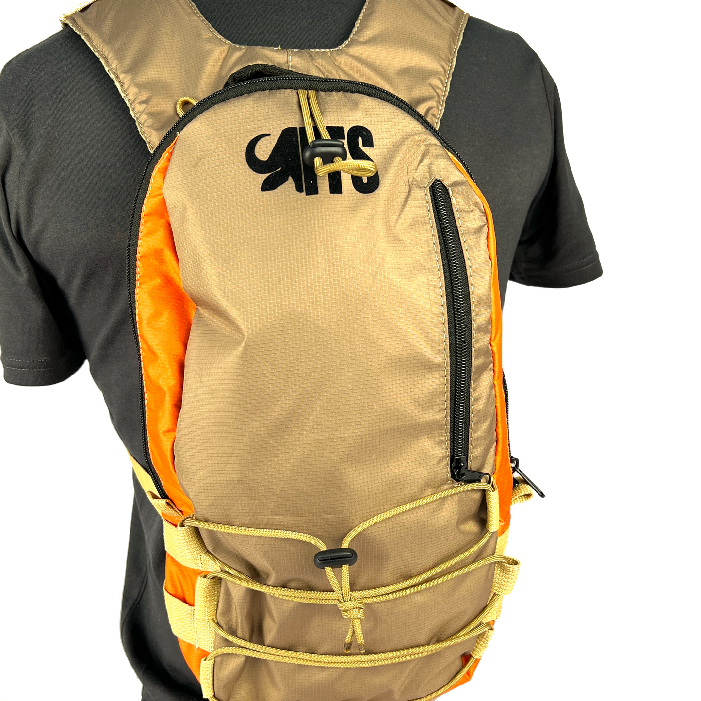 Chest gear bag for fishing and hunting with hydration bag