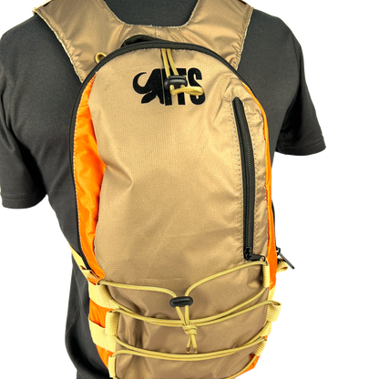 Chest gear bag for fishing and hunting with hydration bag