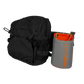 Fanny lumbar gear bag for fishing and hunting with hydration bag